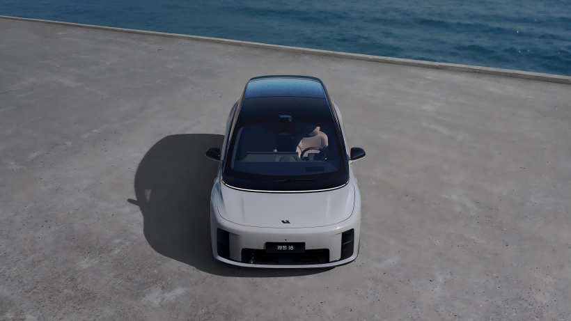 İlk saf elektrik büyük altı koltuklu SUV: yeni araba rengi + yeni koltuklar? Li Xiang I8 Üst Görünüm Çıktı